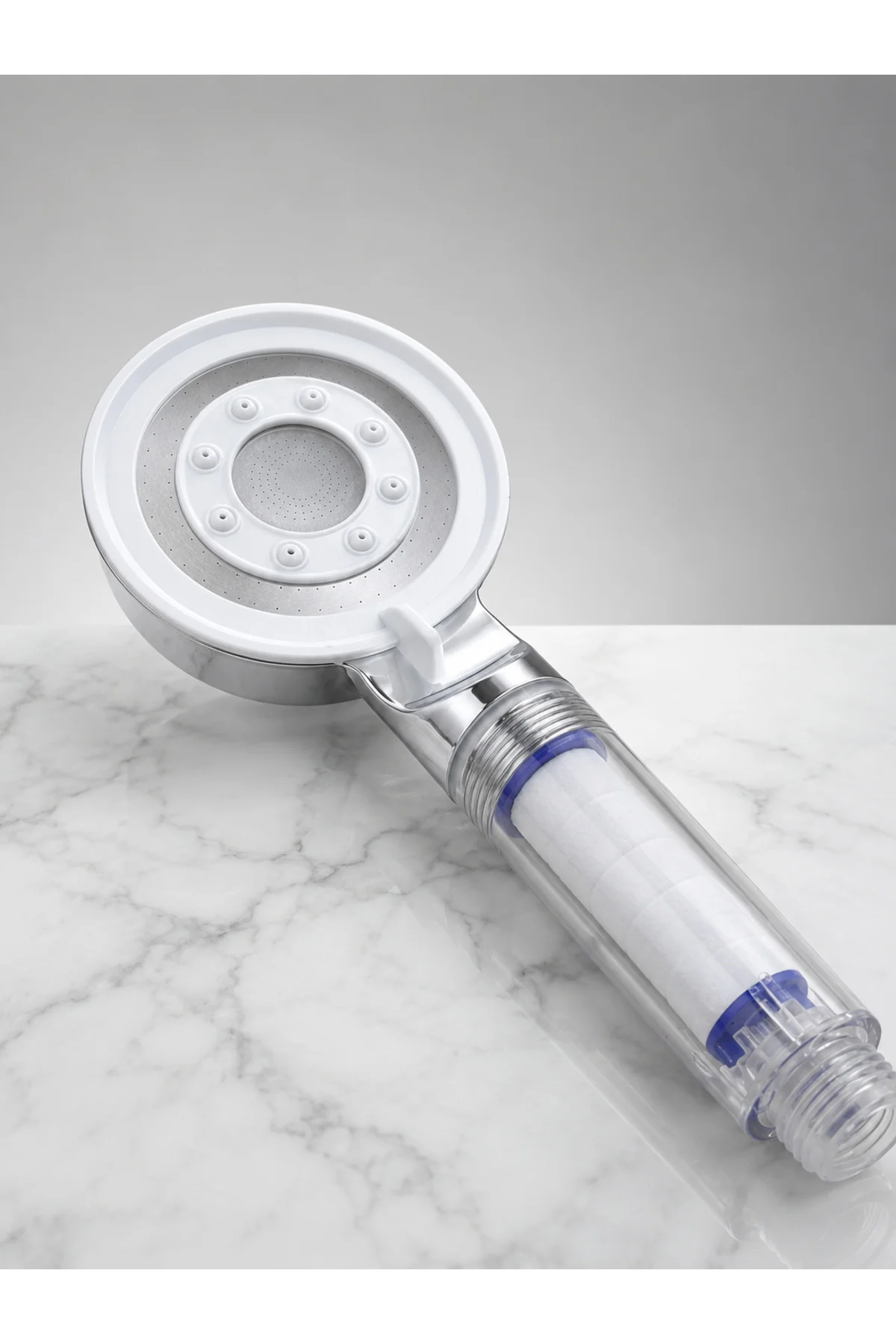 Mineral Taşlı Filtreli Duş Başlığı Güçlü Su Basınçlı Banyo Başlığı - Görsel 2