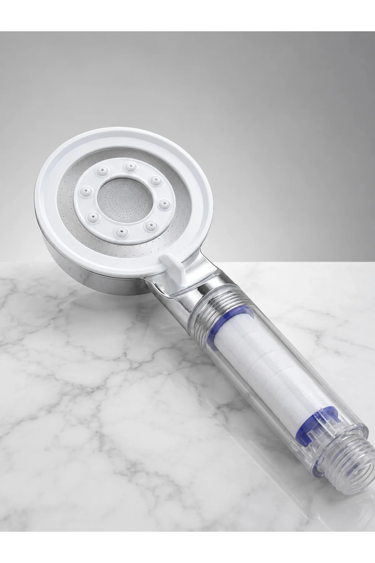 Mineral Taşlı Filtreli Duş Başlığı Güçlü Su Basınçlı Banyo Başlığı Mineral Taşlı Filtreli Duş Başlığı Güçlü Su Basınçlı Banyo Başlığı - Görsel 5