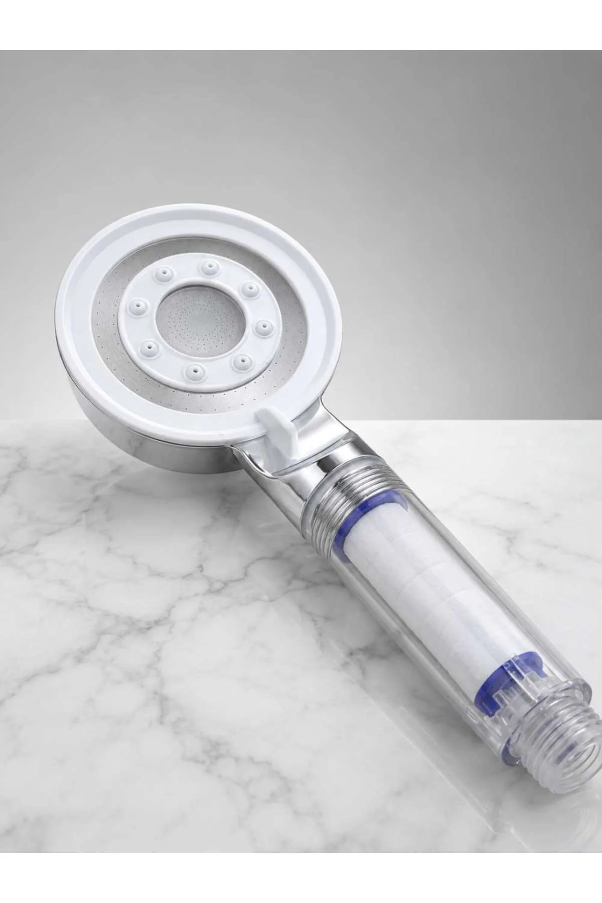 Mineral Taşlı Filtreli Duş Başlığı Güçlü Su Basınçlı Banyo Başlığı Mineral Taşlı Filtreli Duş Başlığı Güçlü Su Basınçlı Banyo Başlığı - Görsel 2