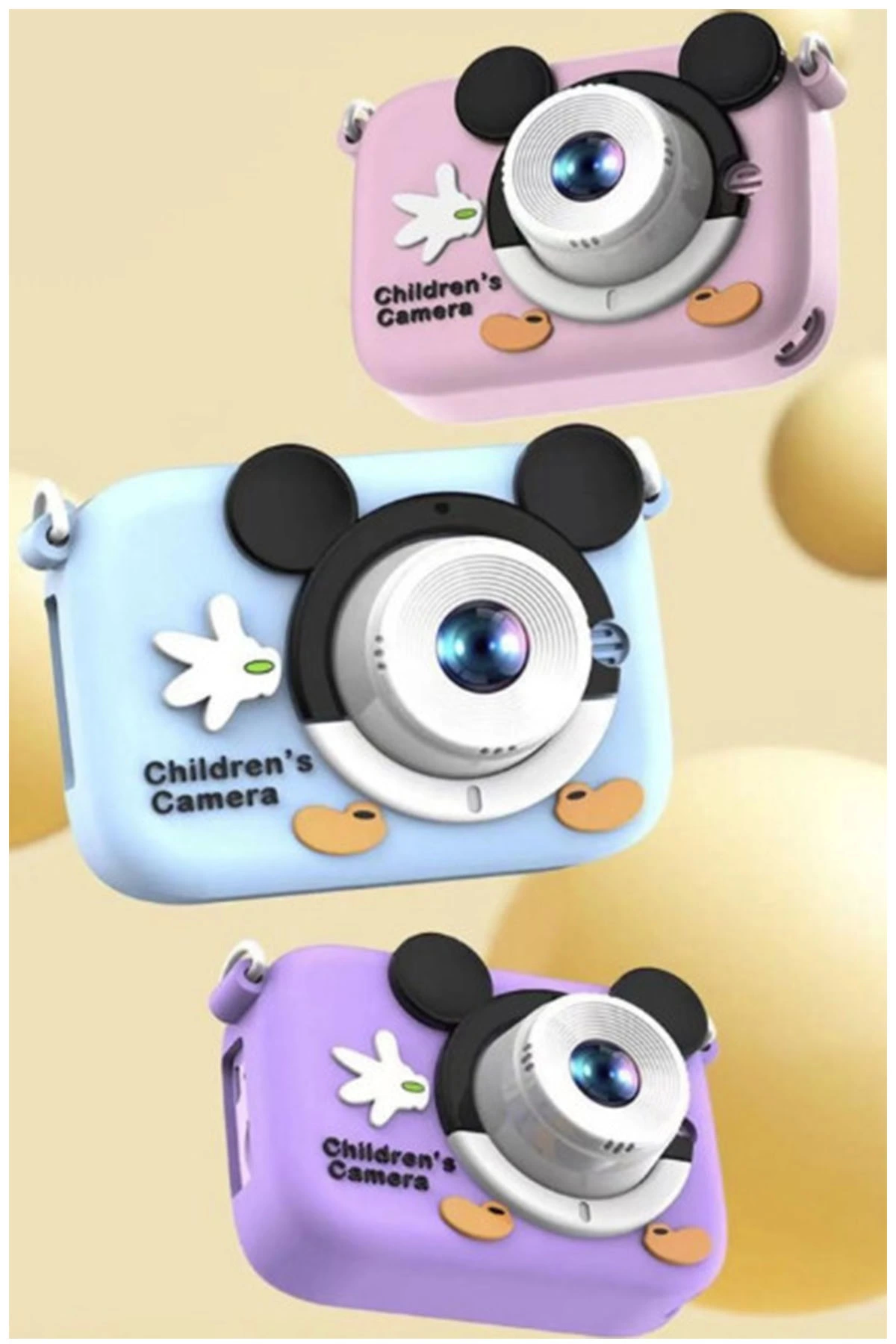 Mini 1080p Hd Çocuk Kamera Dijital Fotoğraf Makinesi 2.0 Inç Ekra