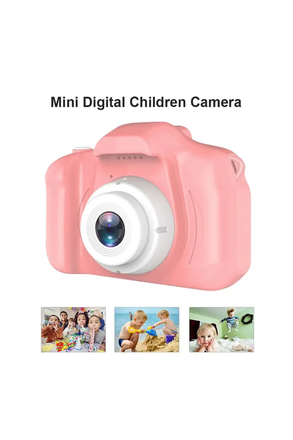 Mini 1080p Hd Çocuk Kamera Dijital Fotoğraf Makinesi 2.0 Inç Ekra