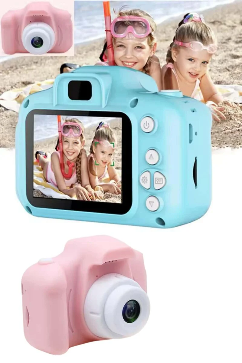 Mini 1080p HD Dijital Fotoğraf Makinesi - Çocuklar İçin Yaratıcı ve Kaliteli Hediye