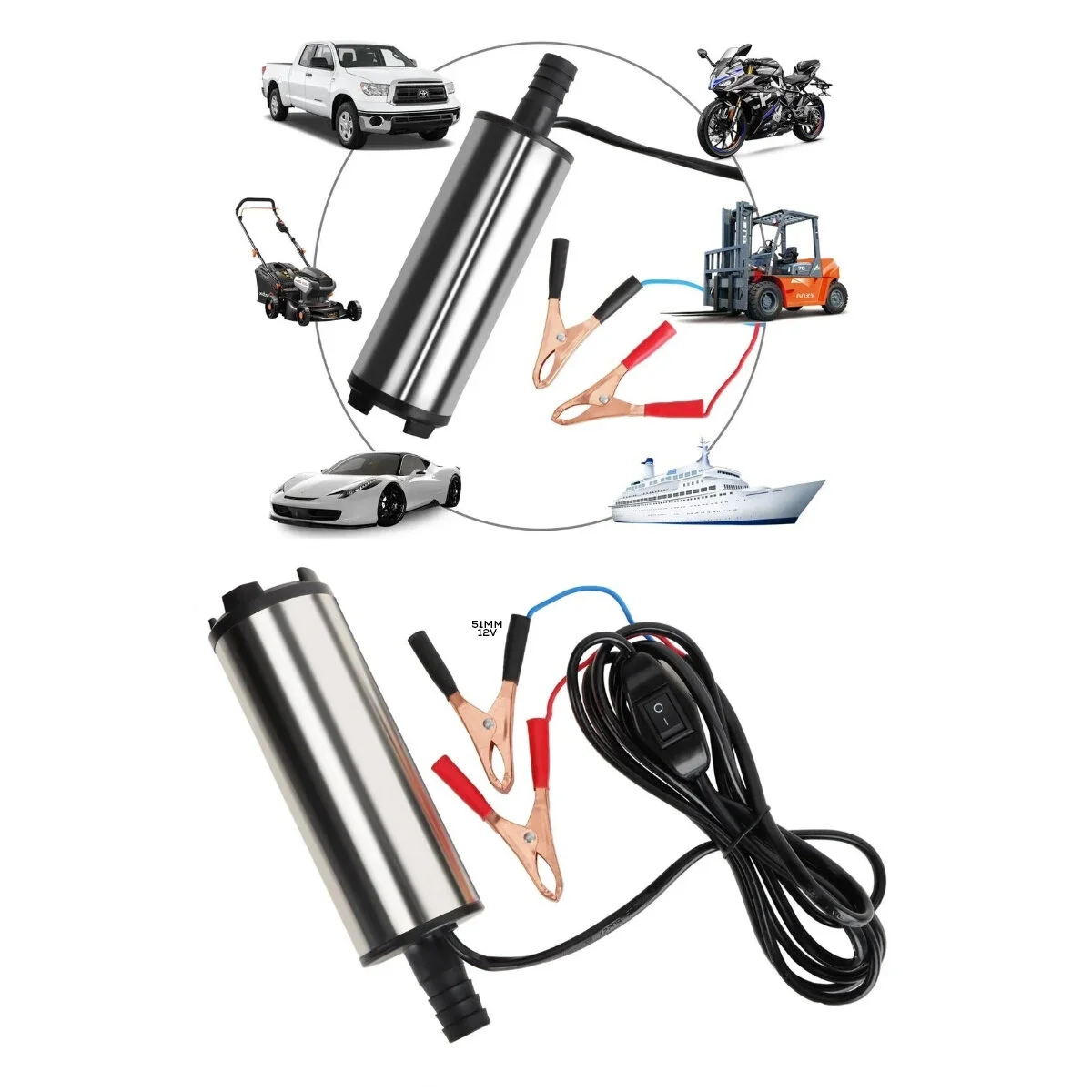 Mini 12v 51mm Akaryakıt Pompa 5441-50 Bx40 Fiyatı, Yorumları ve Özellikleri