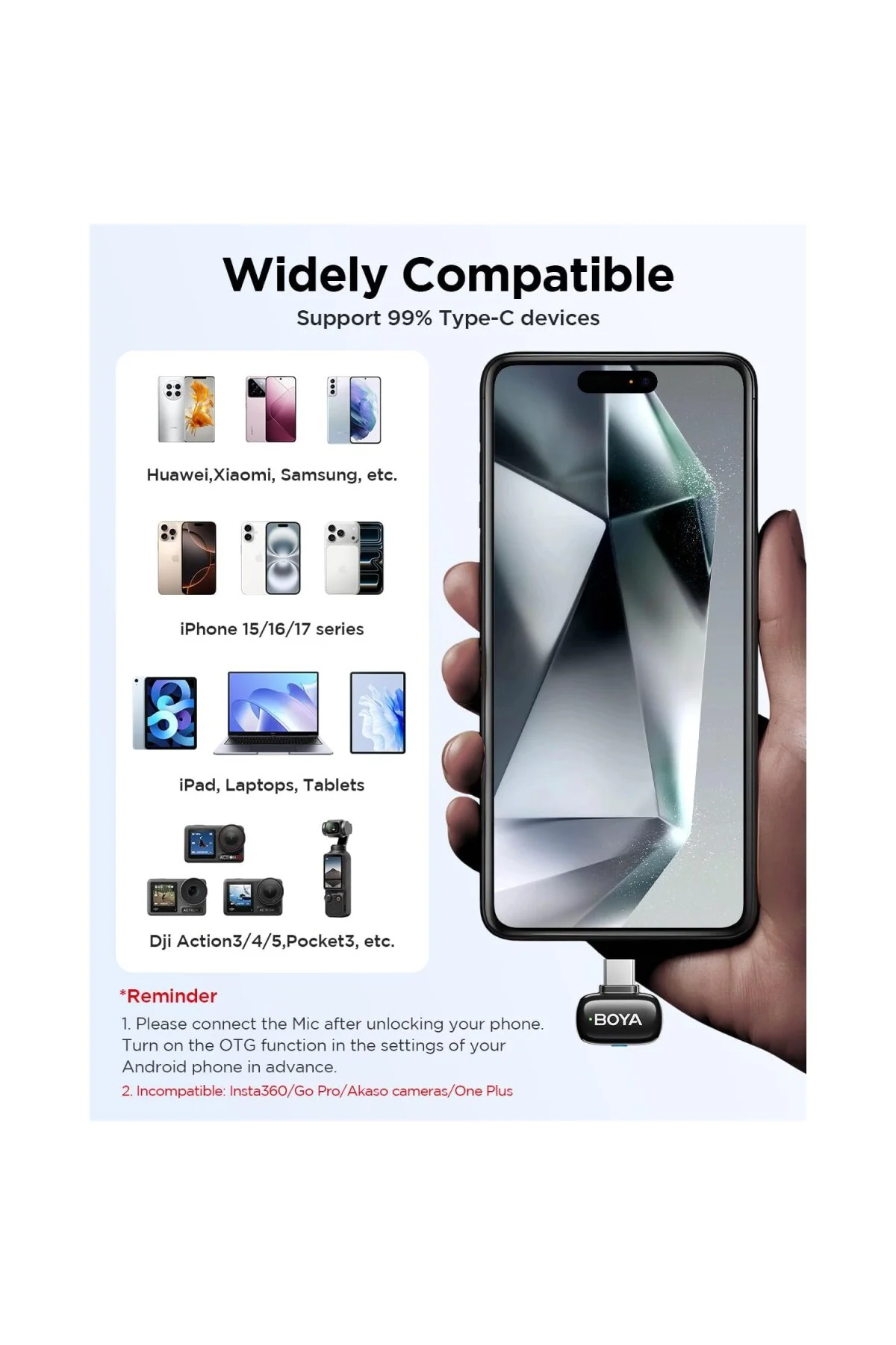 Mini 2 AI Kablosuz Yaka Mikrofonu Type-C Mat Siyah - SKU02