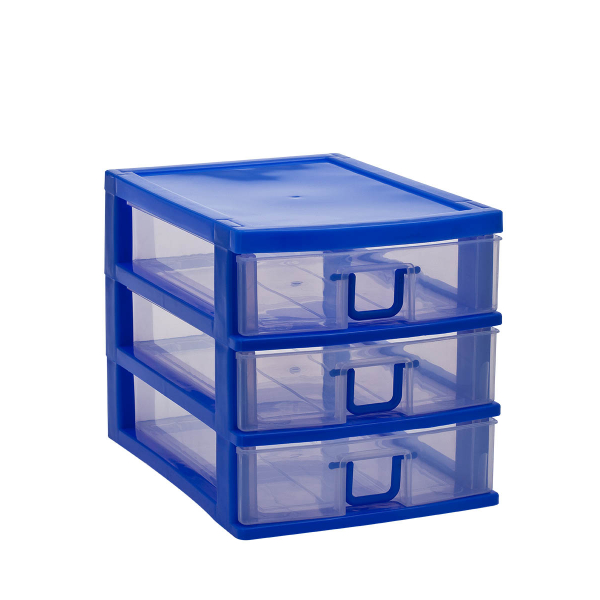 Mini 3 Çekmeceli Kompakt Ev Düzenleyici Organizer