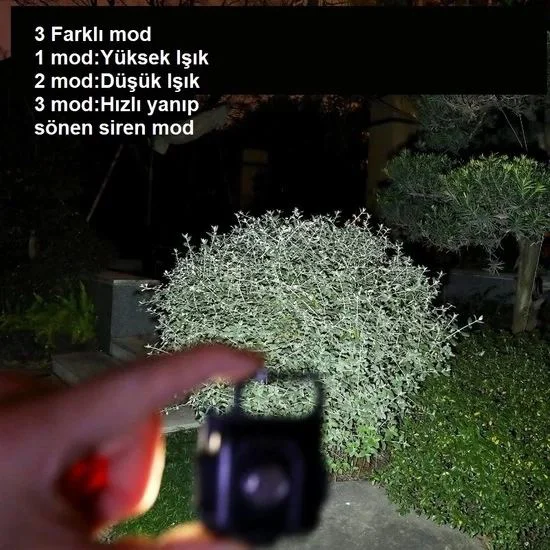 Mini 30 LEDli Mıknatıslı Şarjlı Fener | USB Type C Kamp Lambası & Anahtarlık Fiyatı, Yorumları ve Özellikleri