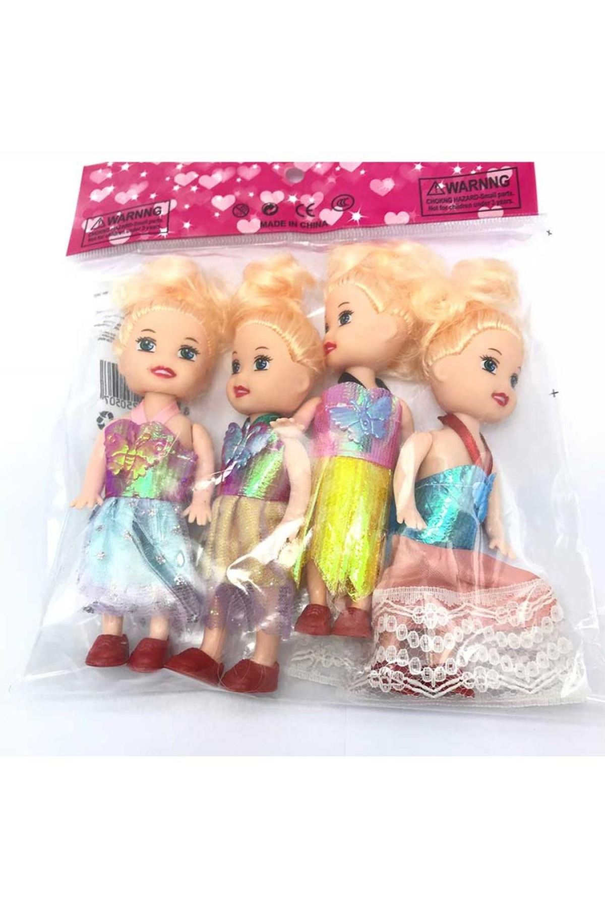 Oyuncak Store Mini 4 Lü Parmak Bebek