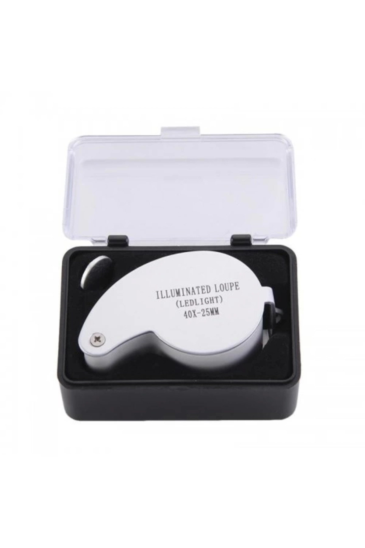 Mini 40x25mm Takı Büyüteç, Cep Büyüteç, Teftiş, Elmas Pullar, Mad