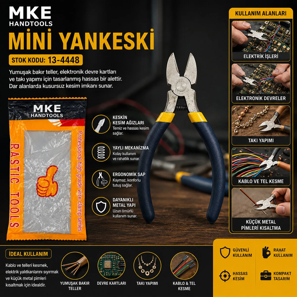 Mini 4.5 Inc 115M Çelik Yan Keski Yaylı Fiyatı, Yorumları ve Özellikleri