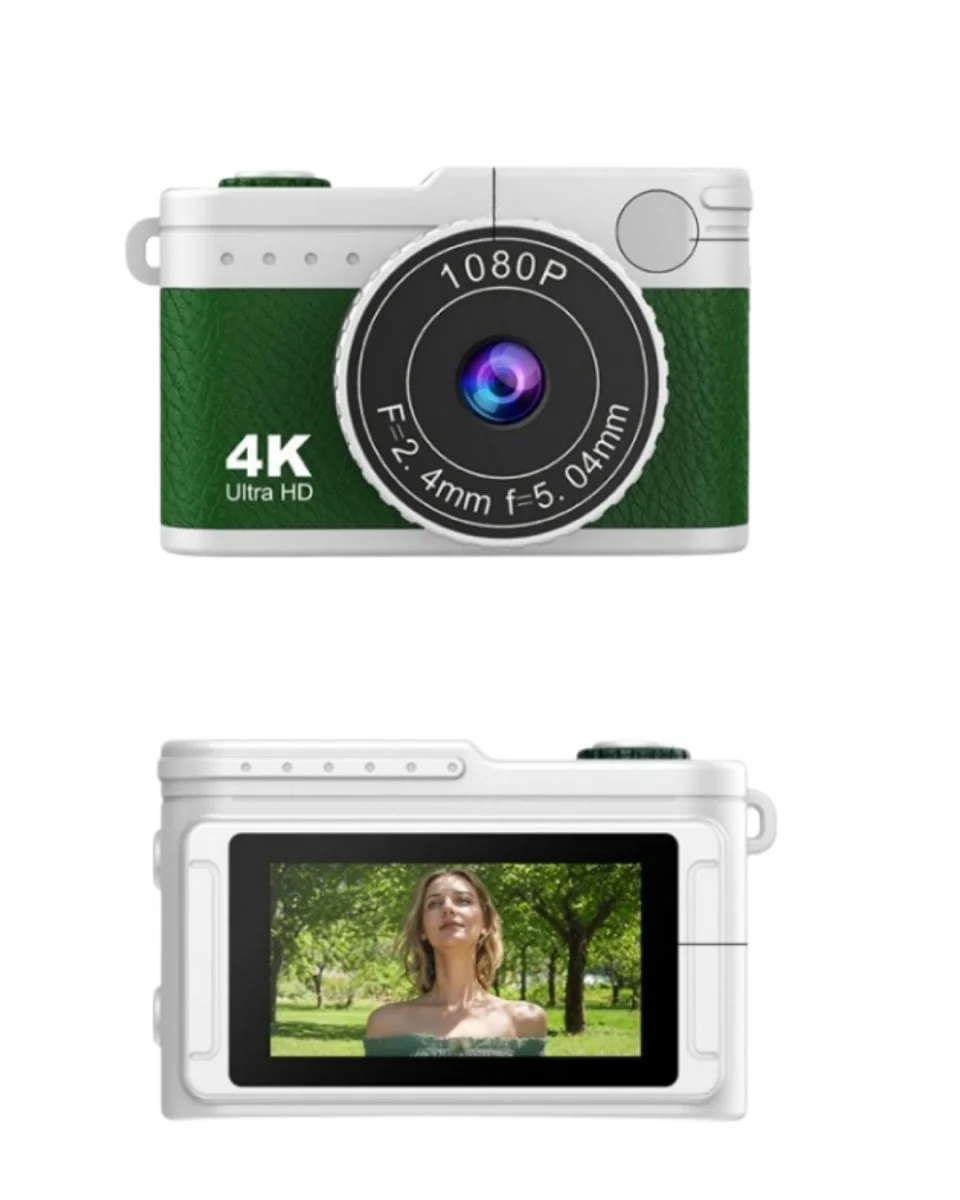 Mini 4K Ultra HD Dijital Kamera - Taşınabilir Cep Kamera, Vlog ve Seyahat İçin