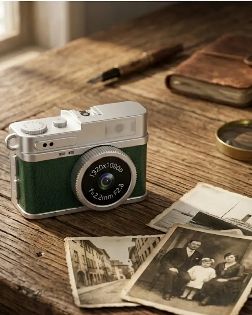 Mini 4K Ultra HD Dijital Kamera 1080P Video IPS Ekran Cep Boy Taş