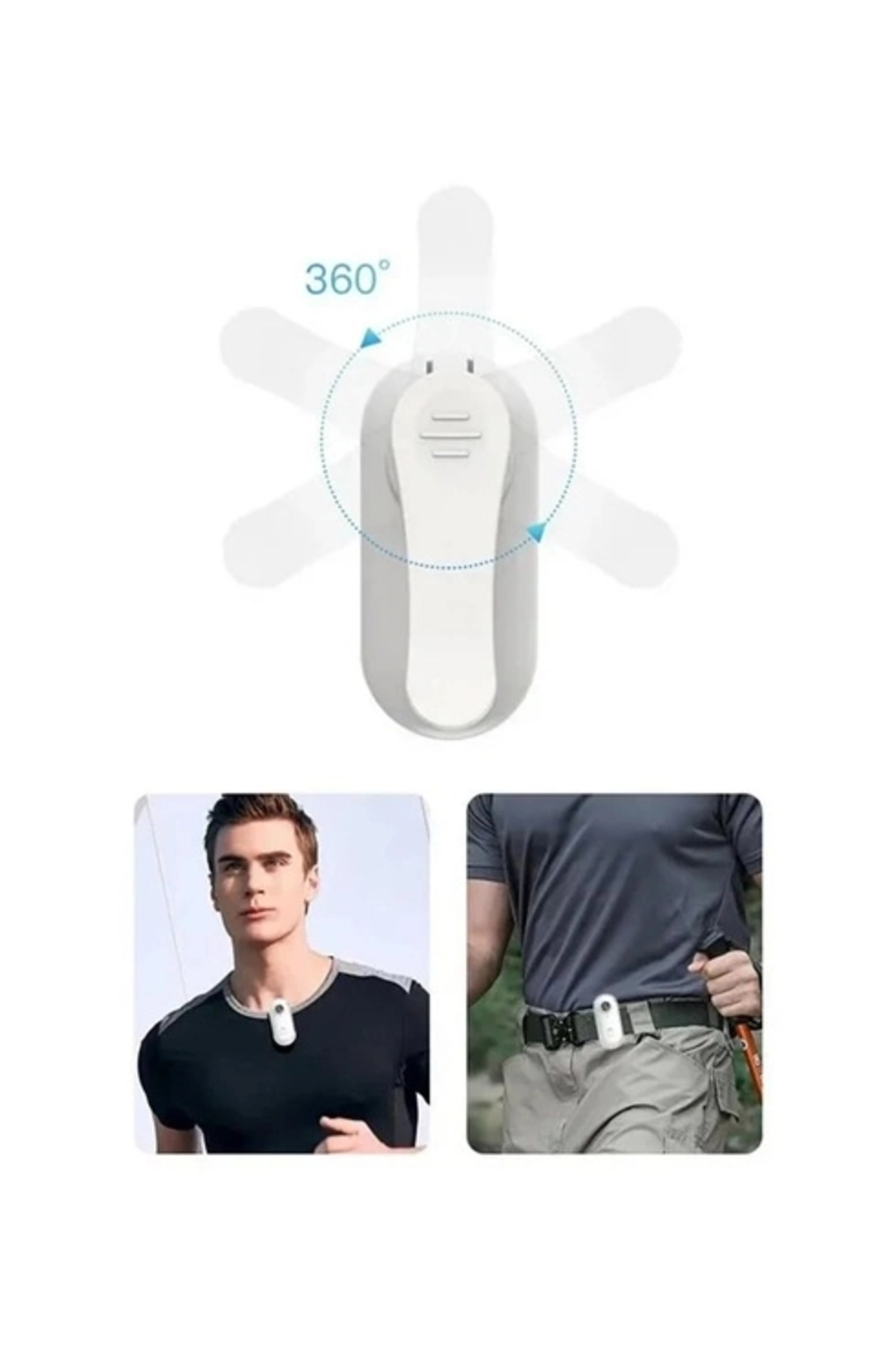 Butik Mini 4K Wıfı Aksiyon Kamerası Vücut Kamerası Giyilebilir Video Ka