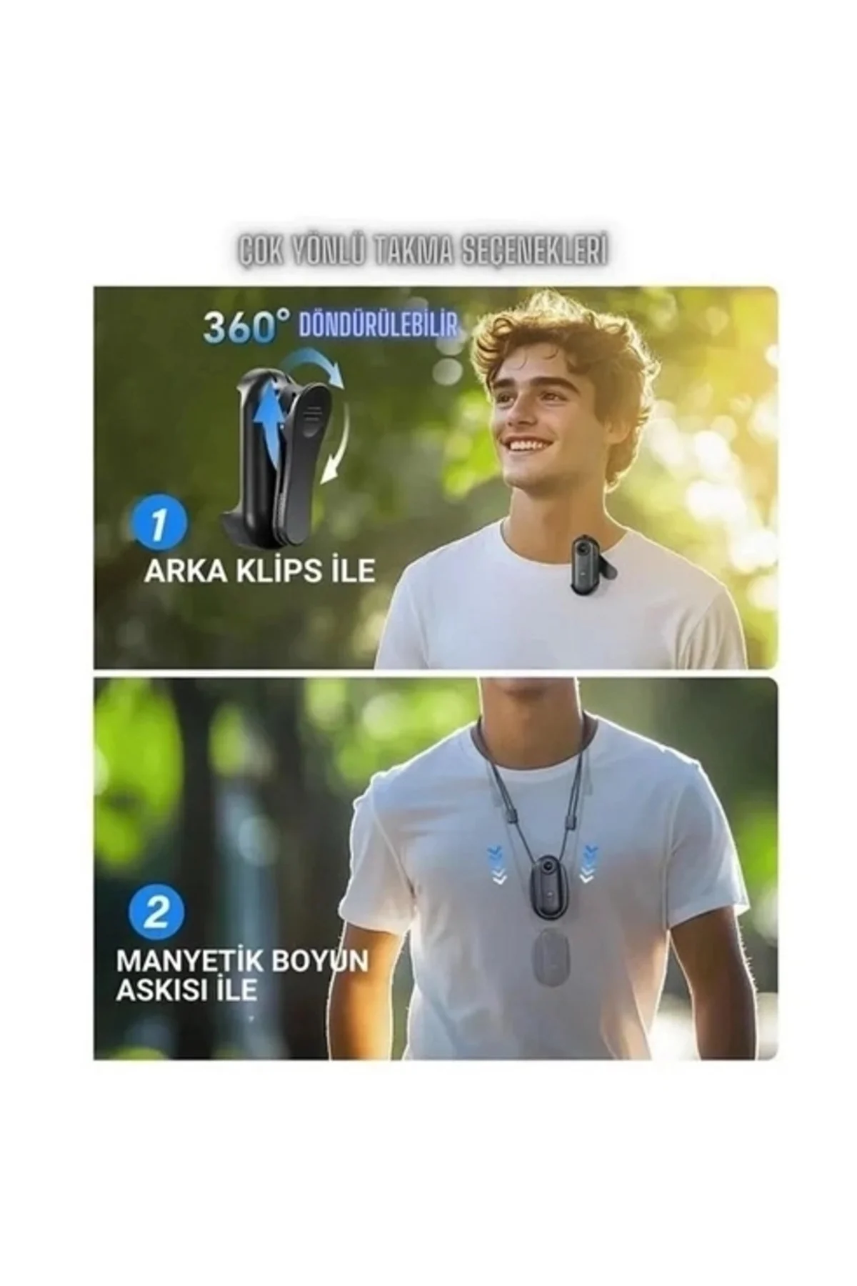 Mini 4k Wıfı Aksiyon Kamerası Vücut Kamerası Giyilebilir Video Ka