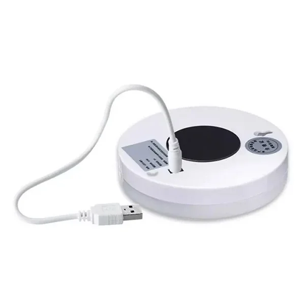 Mini 5 Led USB Şarjlı Tuşlu Gece Lambası - Kablosuz Dolap Işığı