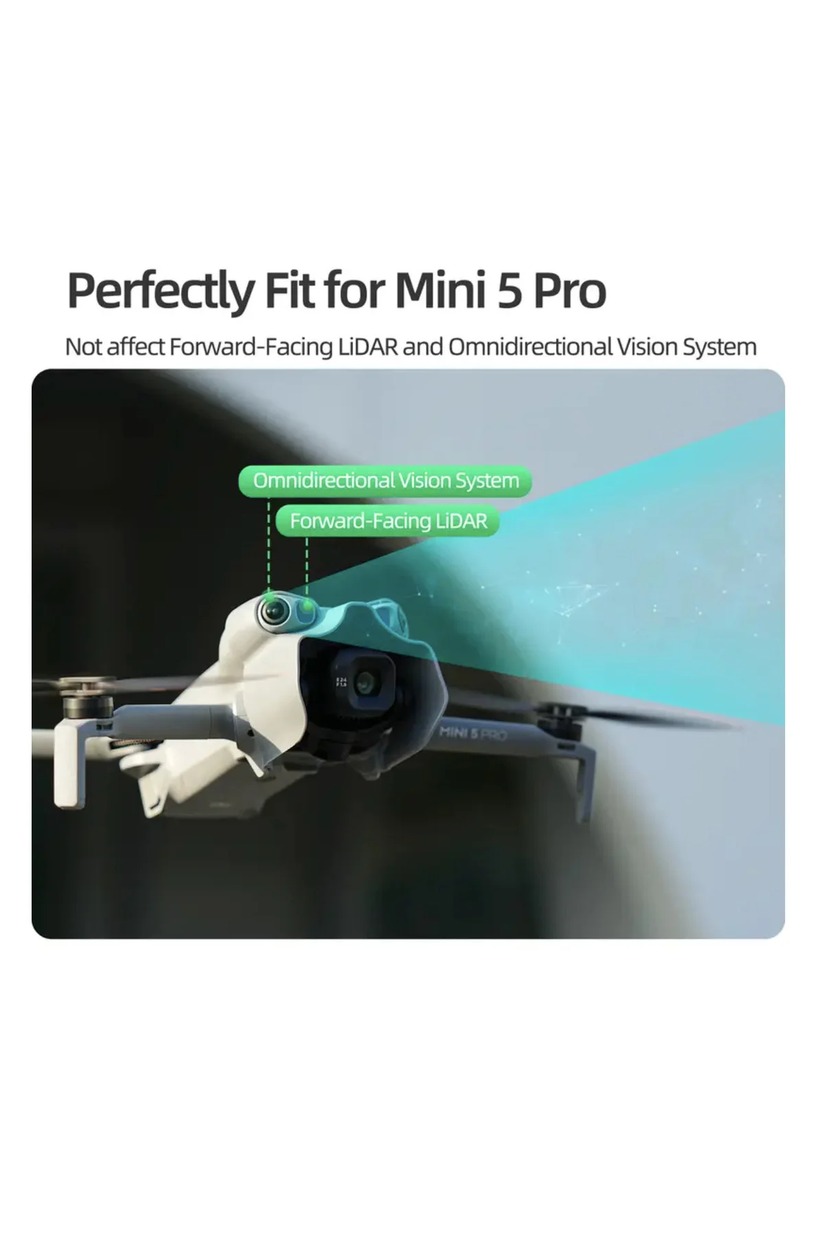 Mini 5 Pro Gimbal Koruyucu Gölgelik Hood