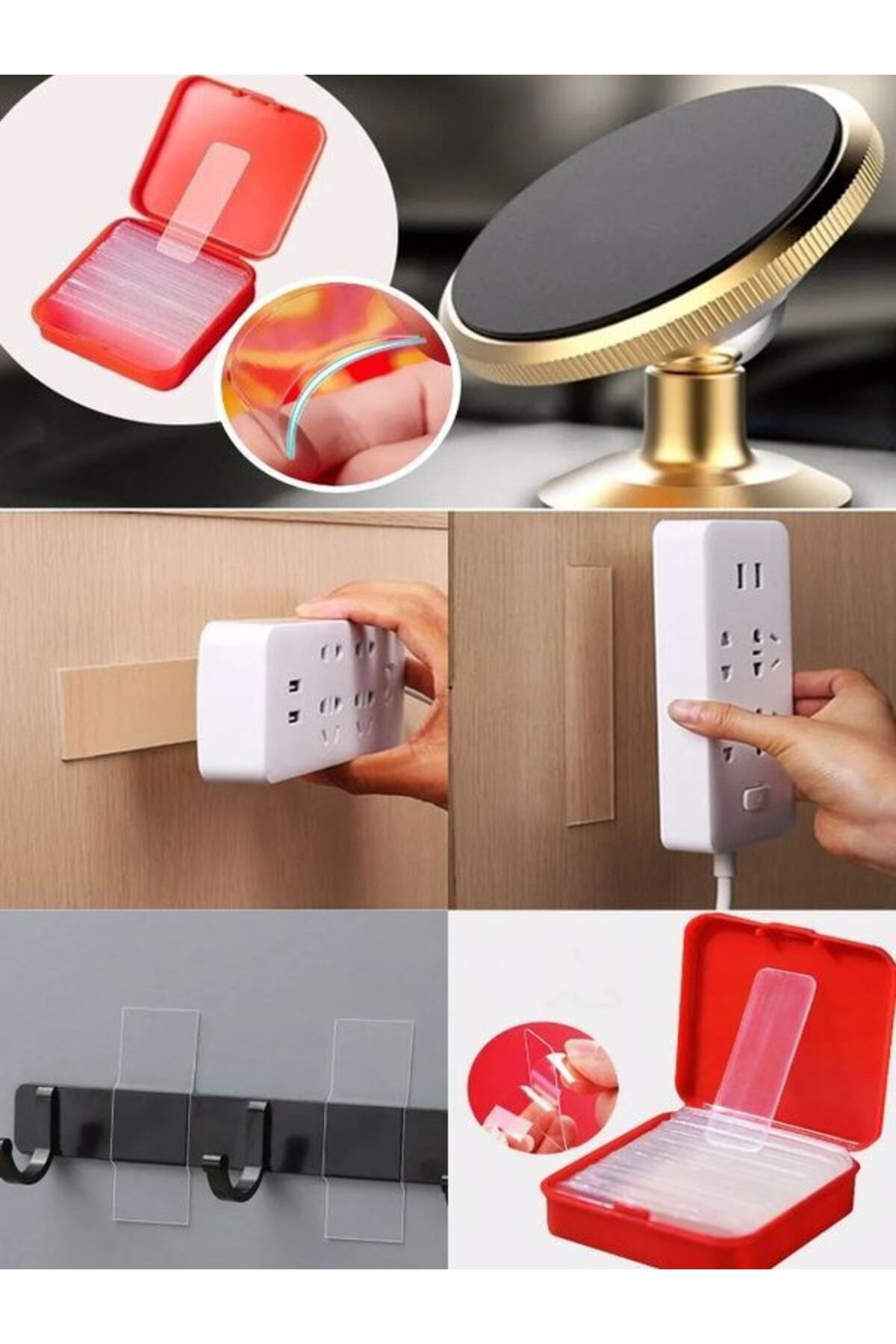 Mini 60 Parça Çok Amaçlı Çift Taraflı Bant (KUTULU)