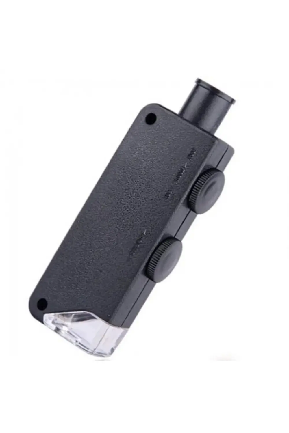 Mini 60x 100x Zoom Lens Odak Takı Led Cep Mikroskop Büyüteç