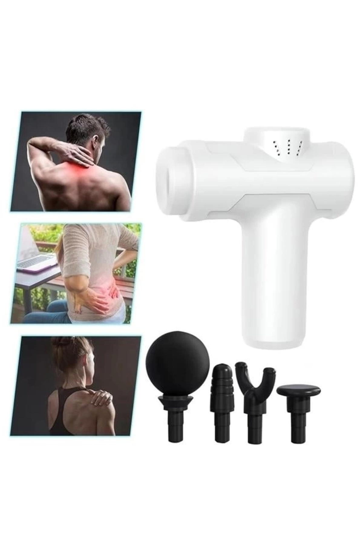 MINI-8211 Şarjlı Sporcu Koşucu Darbeli Titreşimli Masaj Aleti 6 K