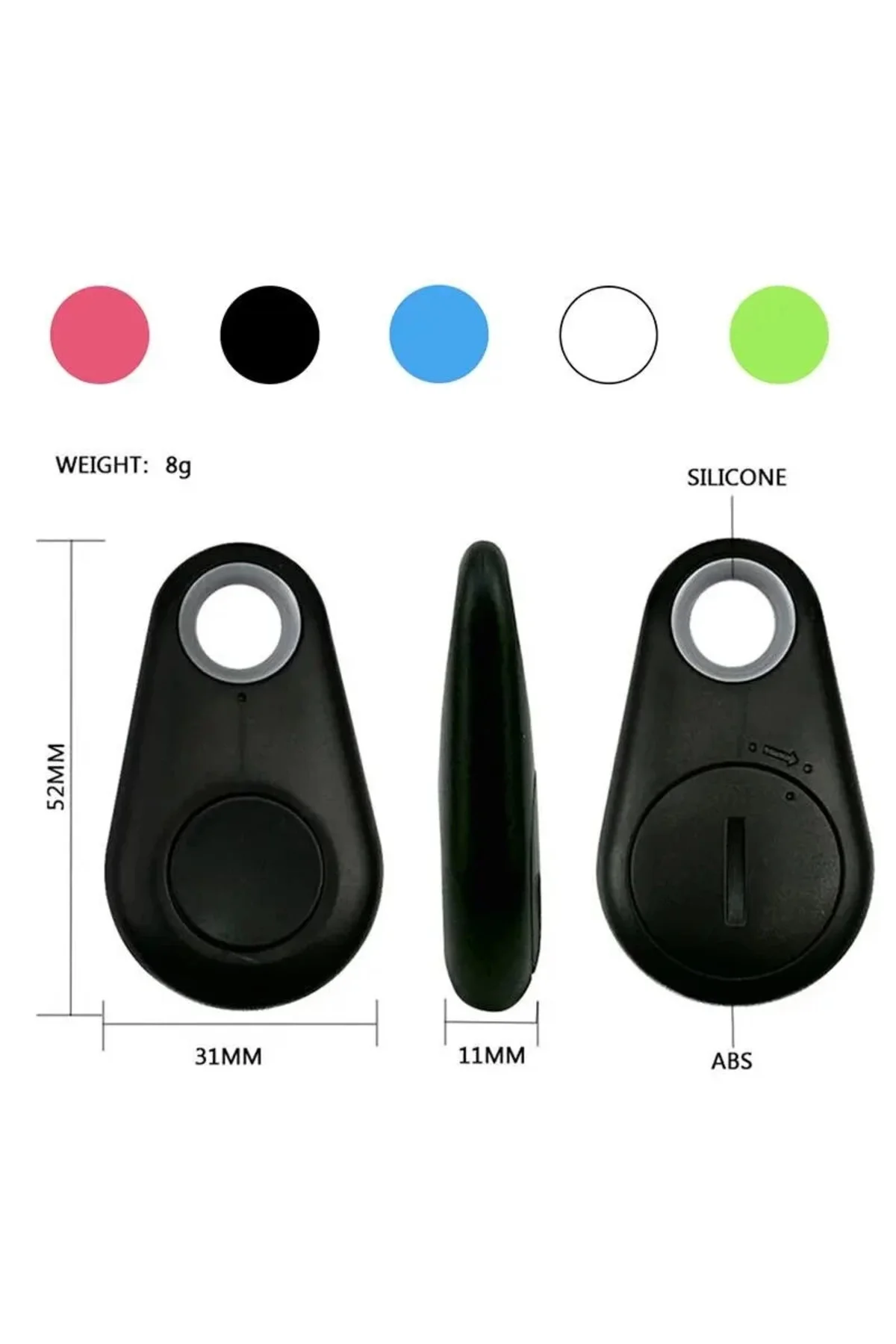 Mini Akıllı Anahtar Bulucu Bluetooth Tracker Evcil Hayvan Ve Eşya Mini Akıllı Anahtar Bulucu Bluetooth Tracker Evcil Hayvan Ve Eşya