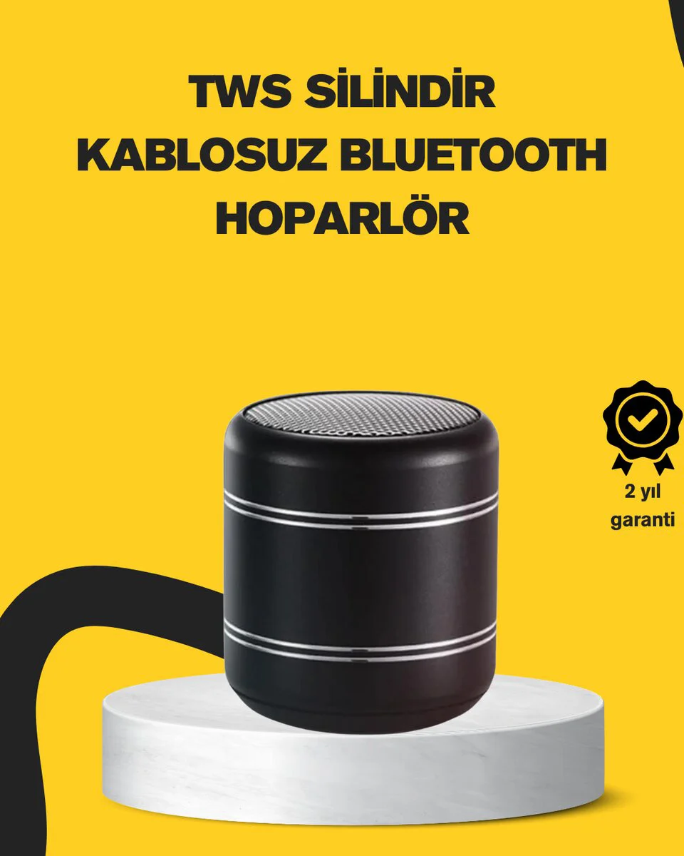Mini Alüminyum Bluetooth Hoparlör: 4W Yüksek Bas & TWS ile Portatif Ses Deneyimi