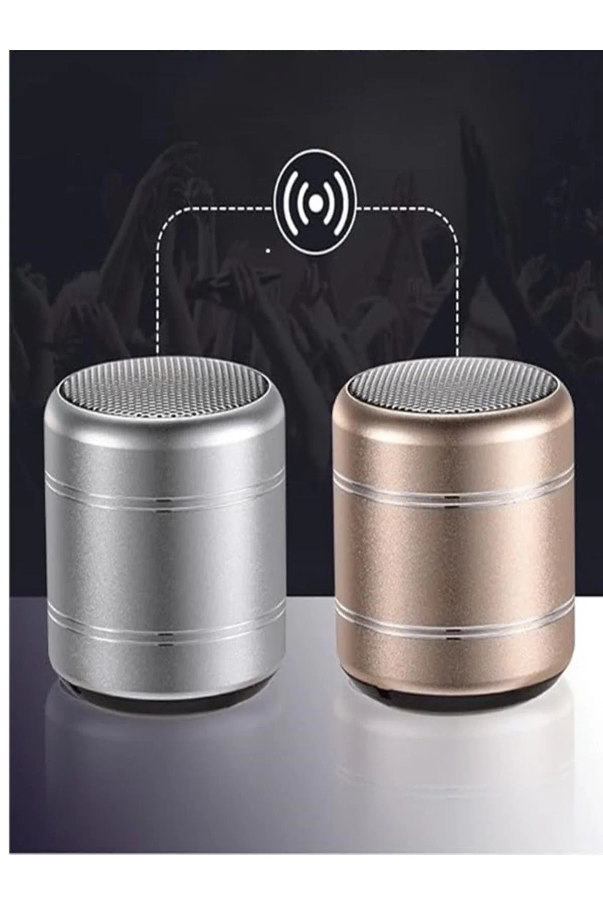 Mini Alüminyum TWS Kablosuz Bluetooth Hoparlör – Yuvarlak Metal Tasarım, Yüksek Bas ve Taşınabilir Özellikler Mini Alüminyum TWS Kablosuz Bluetooth Hoparlör – Yuvarlak Metal Tasarım, Yüksek Bas ve Taşınabilir Özellikler