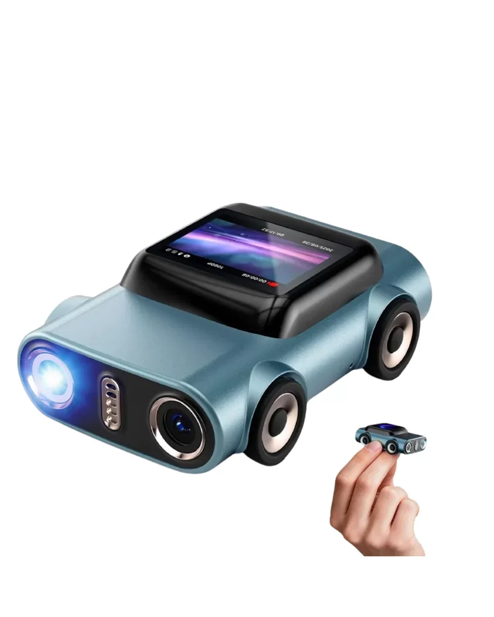 Mini Araç İçi Kamera - Sürekli Kayıt, Geniş Açılı Ön Kamera ve Gece Görüşlü Yeni Nesil