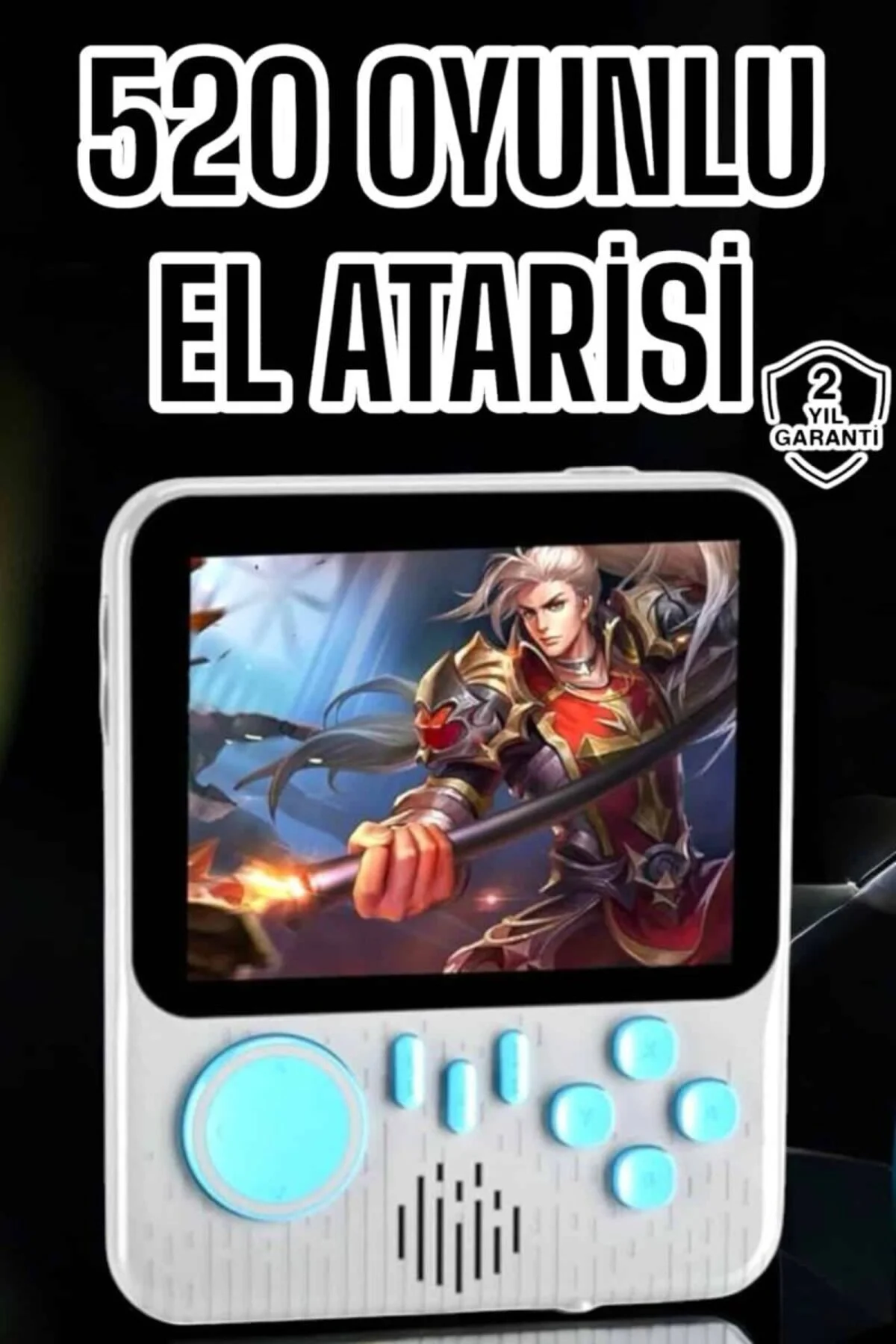 Mini Atari El Atarisi 3.5 İnç Ekran Çift Konsol 666 Adet Retro Oy