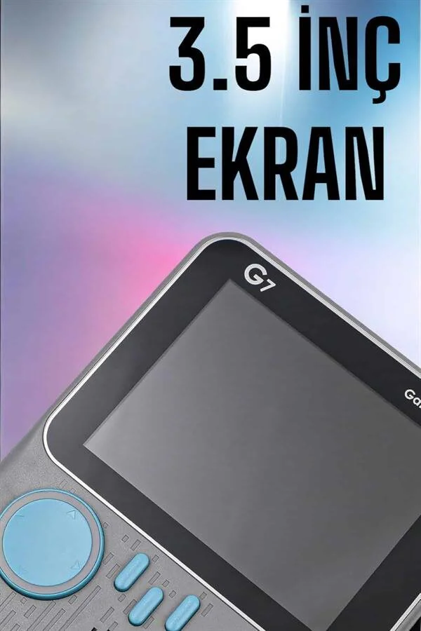 Mini Atari El Atarisi 3.5 inç LCD Retro Oyun Konsolu - 666 Oyun ve Çift Kişilik Mod