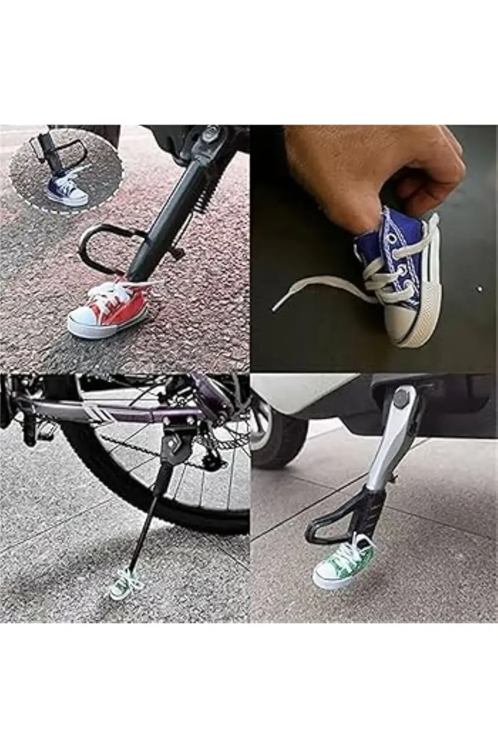 Mini Ayakkabı Motorsiklet Ayaklık Süsü Bisiklet Sevimli Ayakkabıl