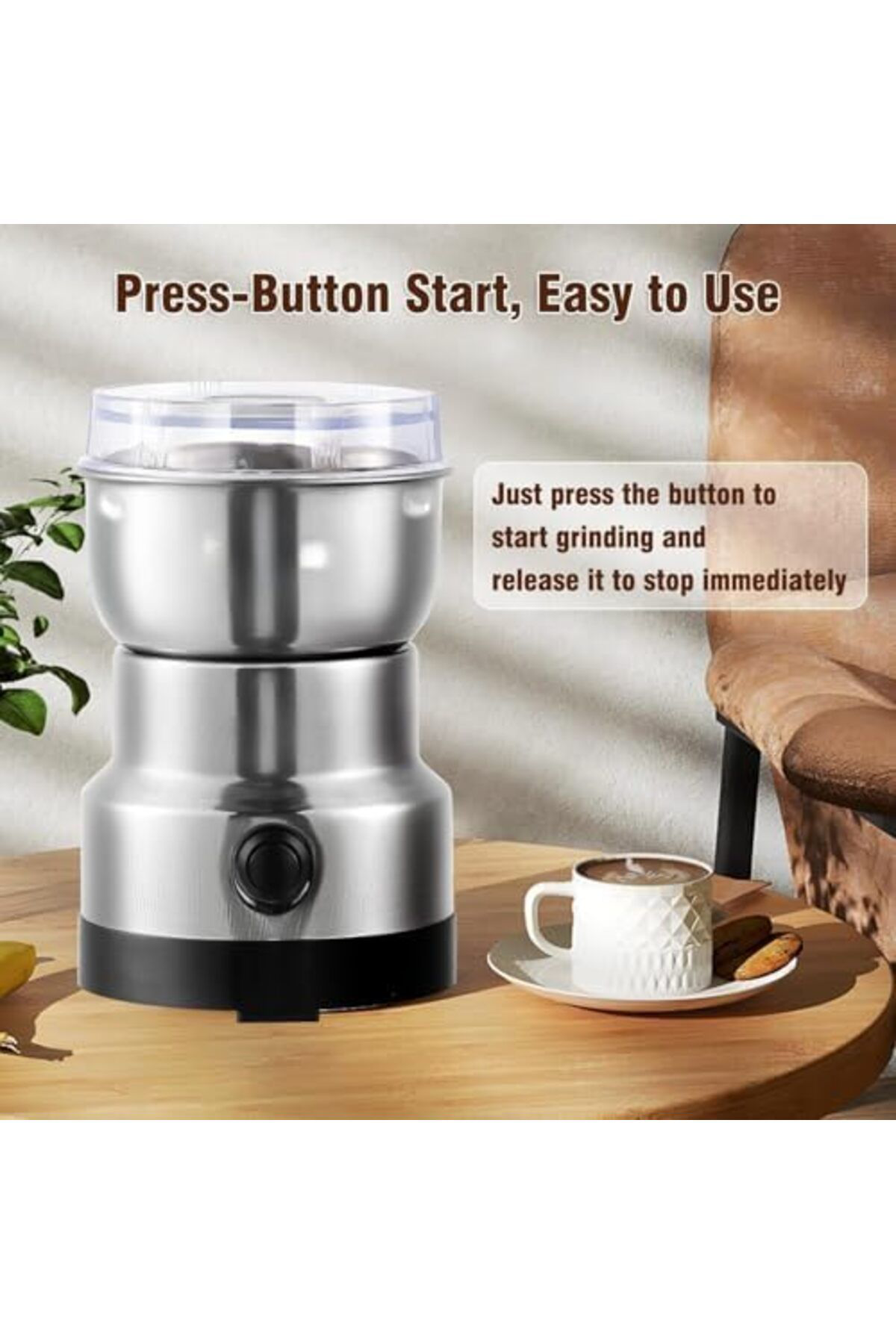 Storemax Mini Baharat Kahve Öğütücü Elektrikli Hizli Öğütücü Çok İşlevli P