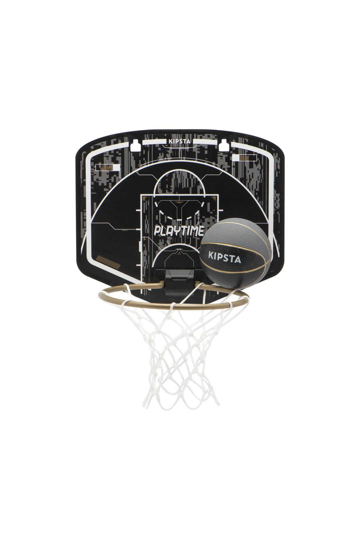 Mini Basketbol Potası - Siyah/altın Rengi - Sk100