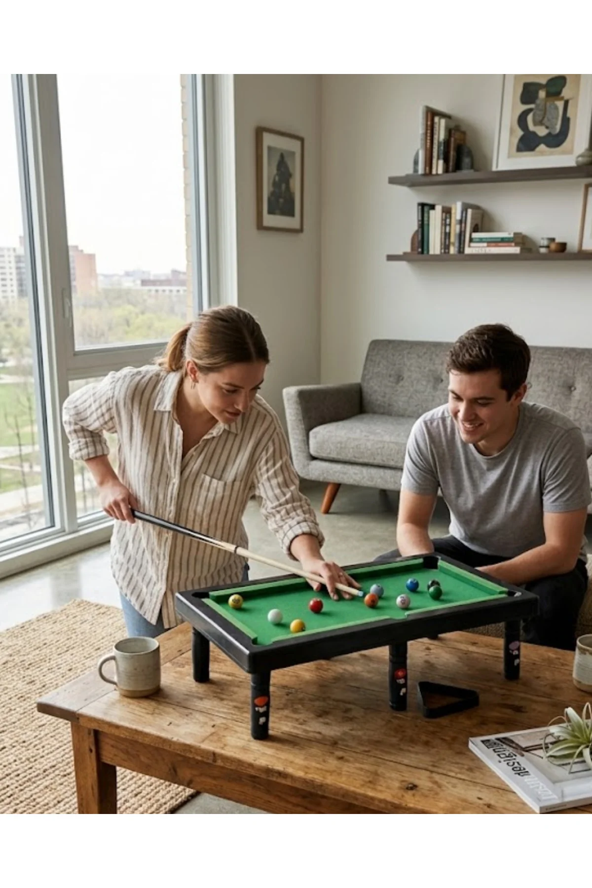 Mini Bilardo Masası Oyuncak Seti Çocuklar İçin Eğlenceli Masa Oyunu Mini Bilardo Masası Oyuncak Seti Çocuklar İçin Eğlenceli Masa Oyunu