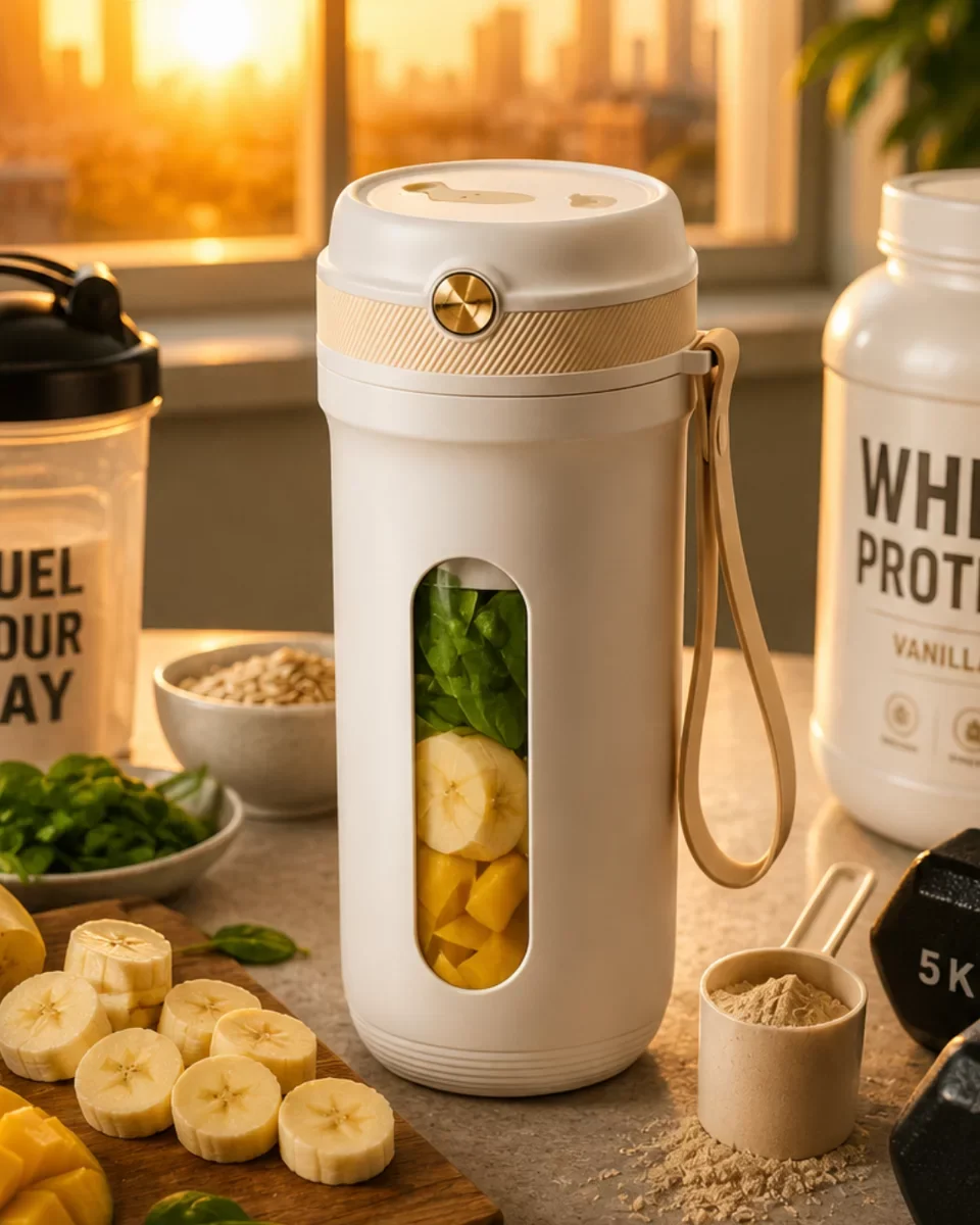 Mini Blender: Taşınabilir, Buz Kırabilen ve USB Şarjlı 350 ML Portable Mikser