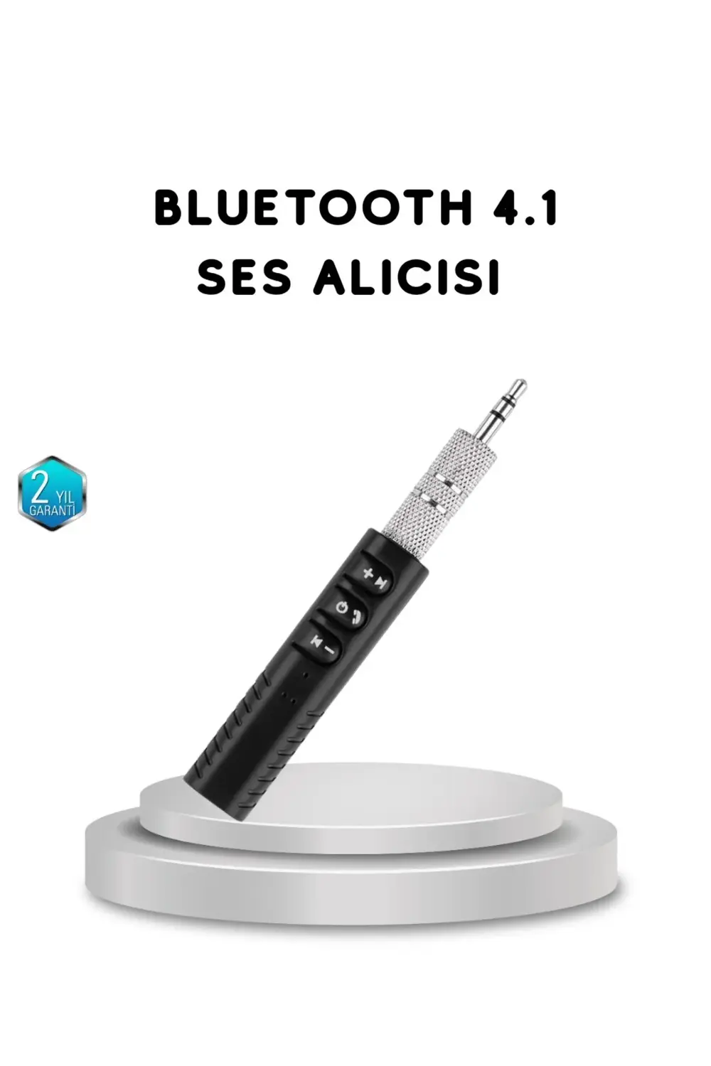 Mini Bluetooth Ses Alıcısı 3.5mm Girişli Kablosuz Müzik Adaptörü
