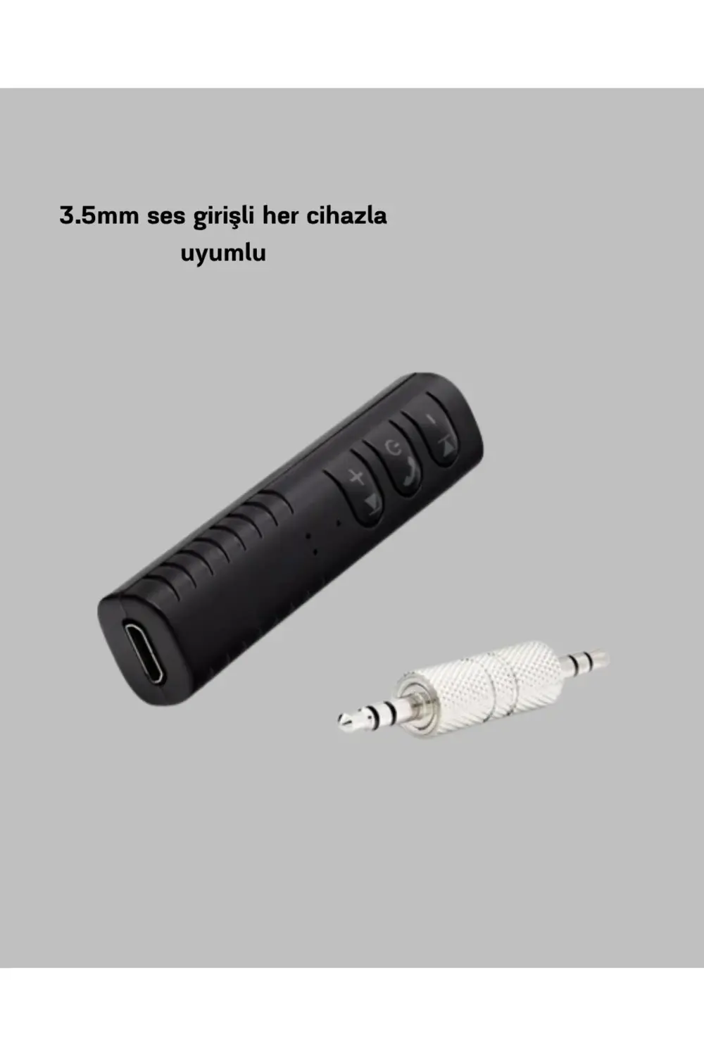 Mini Bluetooth Ses Alıcısı 3.5mm Girişli Kablosuz Müzik Adaptörü