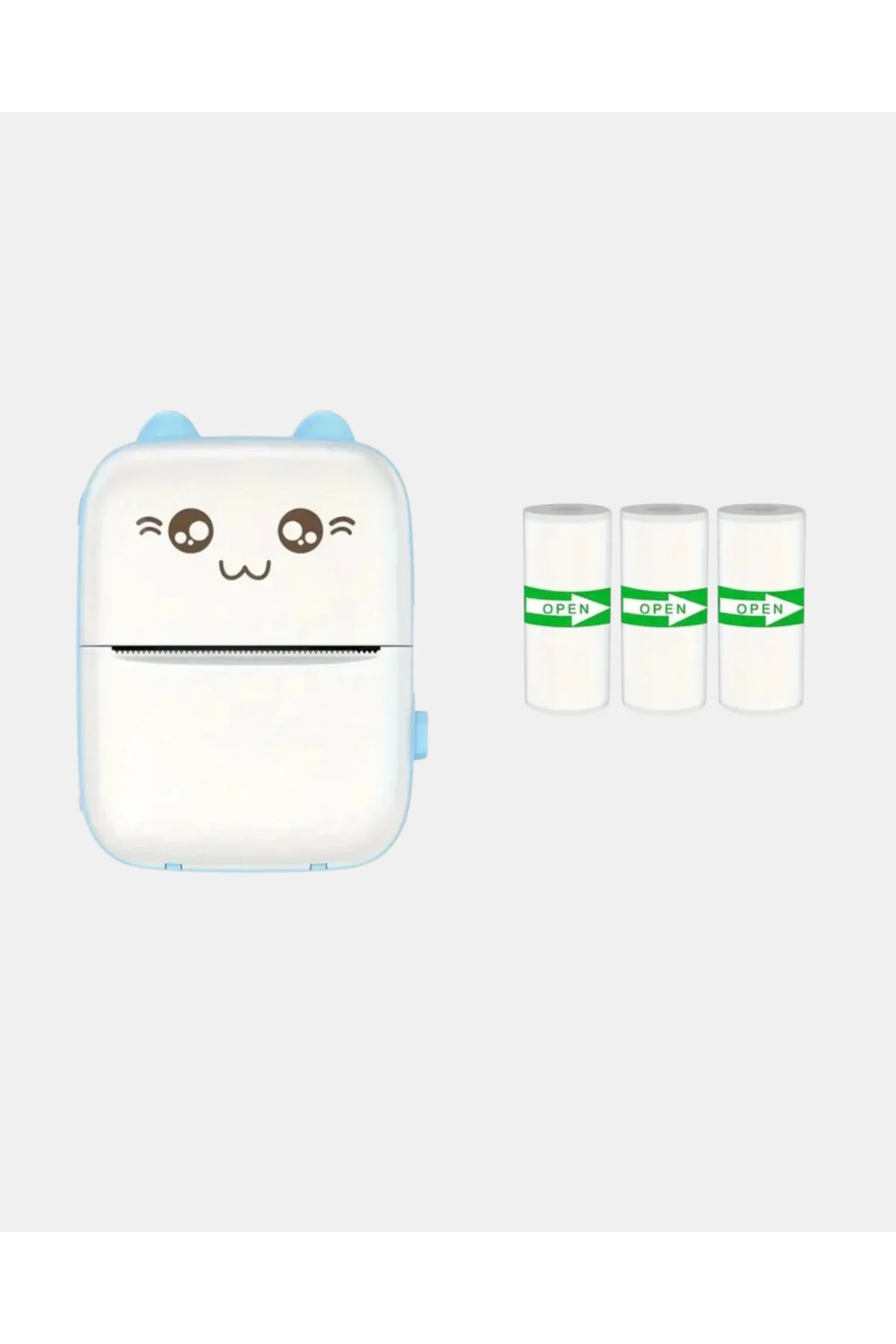 Mini Bluetooth Termal Yazıcı 1200mAh Şarjlı Taşınabilir