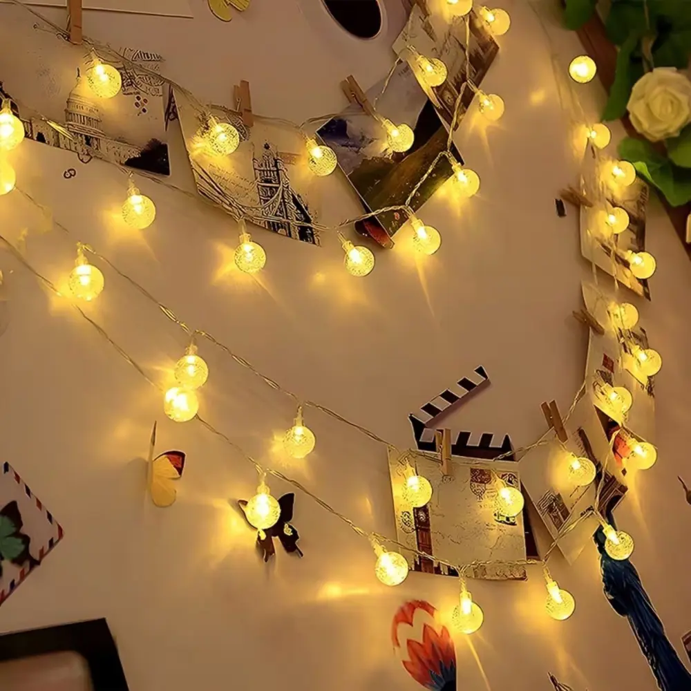 Mini Boncuk Detaylı 3.5 Metre USB LED Işık – 20 LED’li Dekoratif 