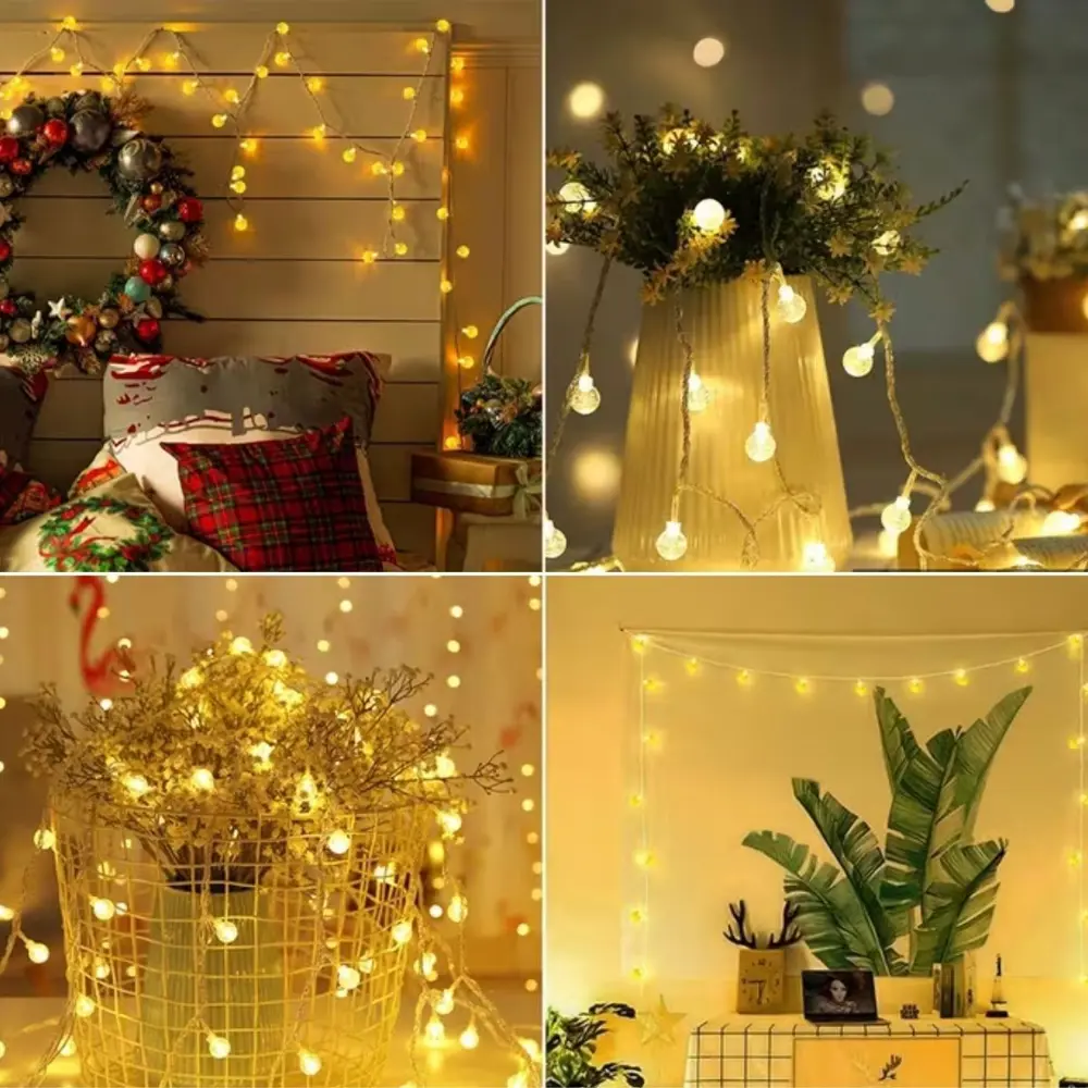 Mini Boncuk Detaylı 3.5 Metre USB LED Işık – 20 LED’li Dekoratif 