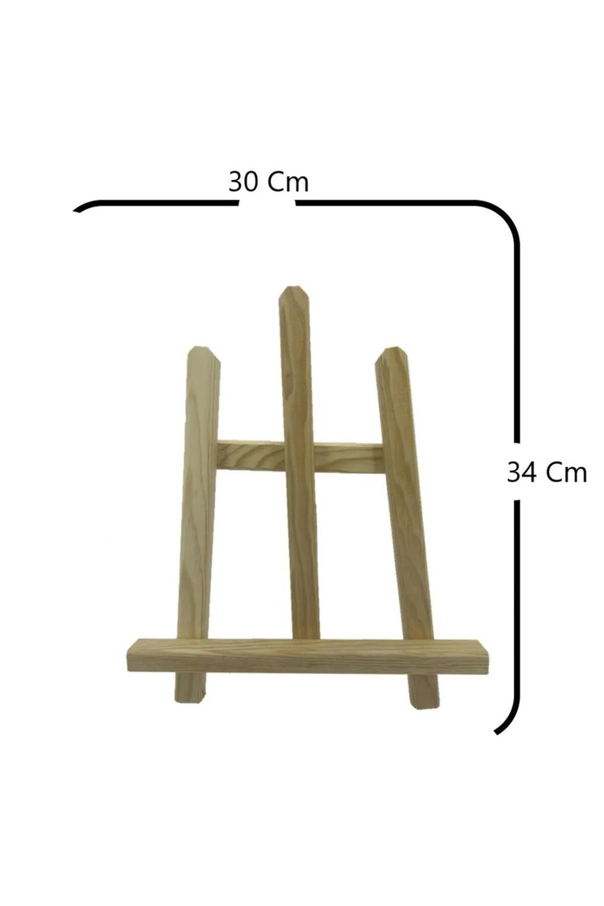Mini Boy Ahşap Masaüstü Stand Şovale 34 Cm