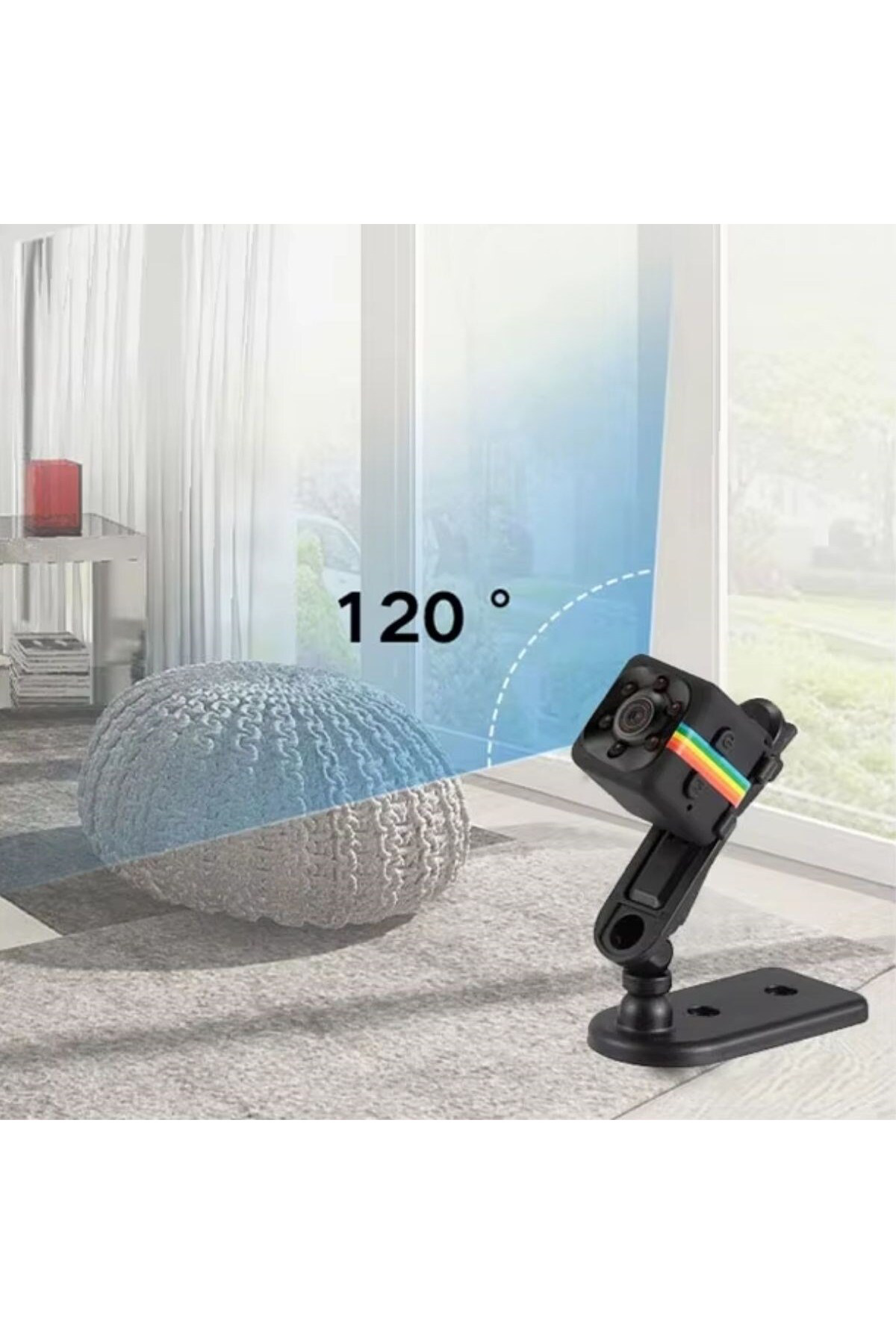 Ok Aksesuar Mini Boy Küp Tipi Gece Görüşlü Hd Kaliteli Güvenlik Kamerası (506