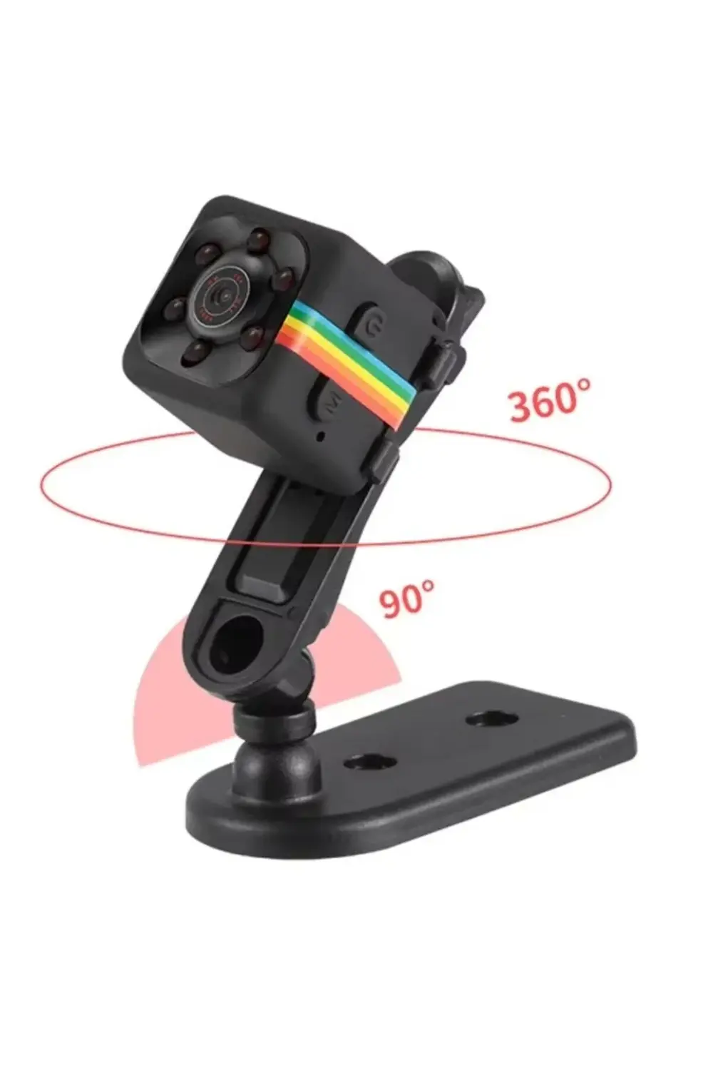 ® Mini Boy Küp Tipi Gece Görüşlü HD Kaliteli Güvenlik Kamerası