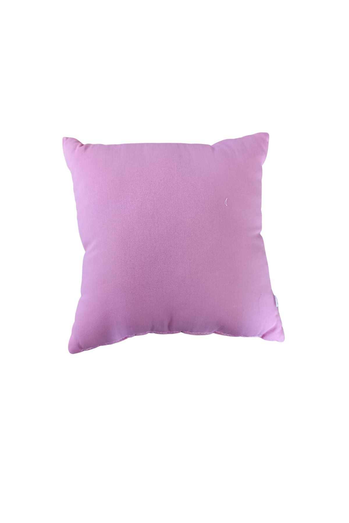 Otel Bukleti Mini Boy Pamuklu Tasarim Yastik Puf (30 X 30 Cm) Pembe