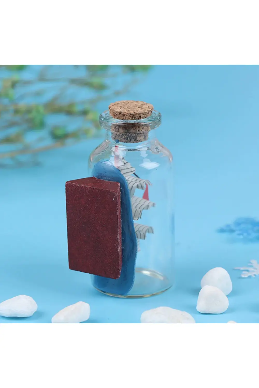 Mini Boy Şişe İçerisinde Gemi Maketi