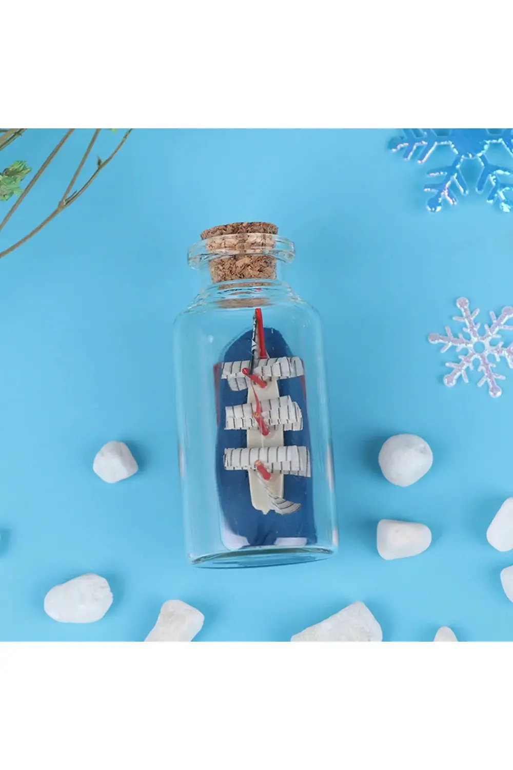 Mini Boy Şişe İçerisinde Gemi Maketi