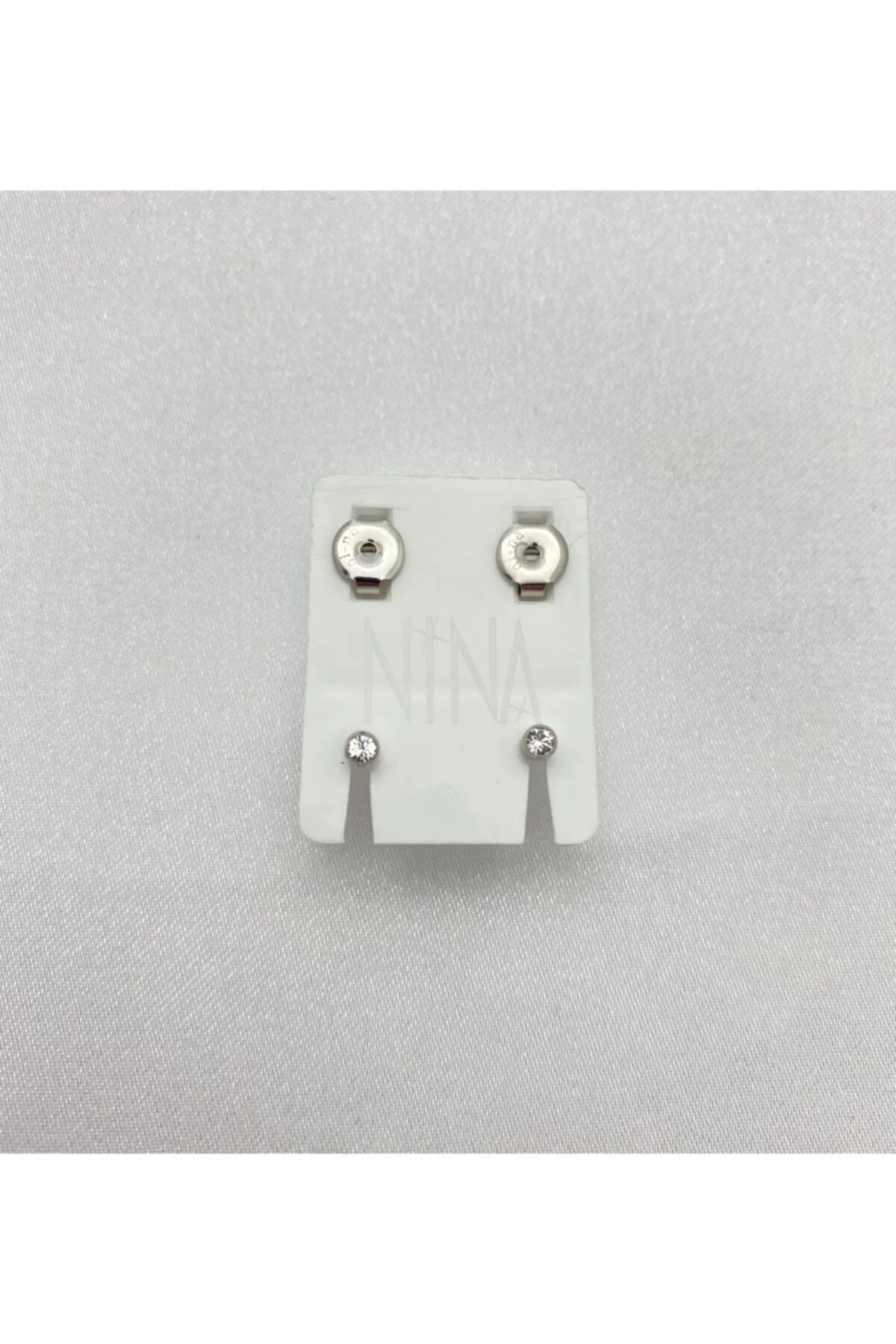 Mini Boy Steril Kulak Tragus Kıkırdak Burun Delme Küpesi 2 Çift Nina Crystal Günlük Kullanıma Uygun
