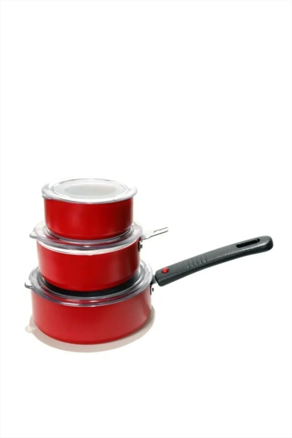 Mini Boyut Redio 7'li Tava Ve Saklama Kabı Seti 12-14-16 Cm (TAK-