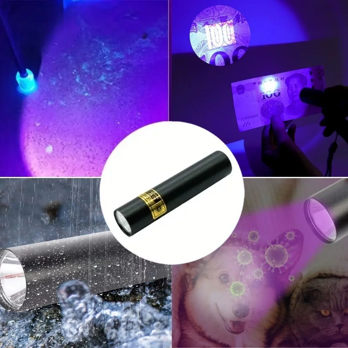 Mini Cep Boy Usb İle Şarj Olan Oje Kurutucu Sahte Para Kontol Led Uv Mor Işık El Feneri Bx40 Fiyatı, Yorumları ve Özellikleri