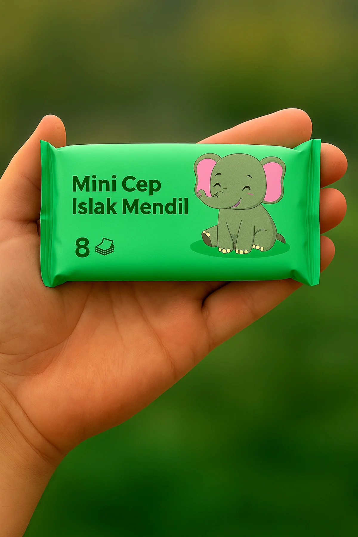 Mini Cep Islak Mendil 1 Adet 8’li – Sevimli Hayvanlar Serisi – Alkolsüz & Parfümsüz Mini Cep Islak Mendil 1 Adet 8’li – Sevimli Hayvanlar Serisi – Alkolsüz & Parfümsüz
