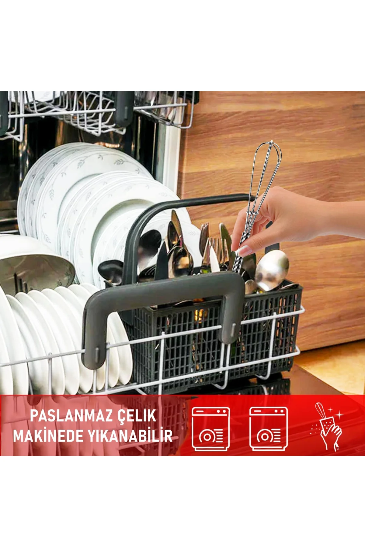Mini Çırpıcı Çelik 6 Adet - Görsel 4