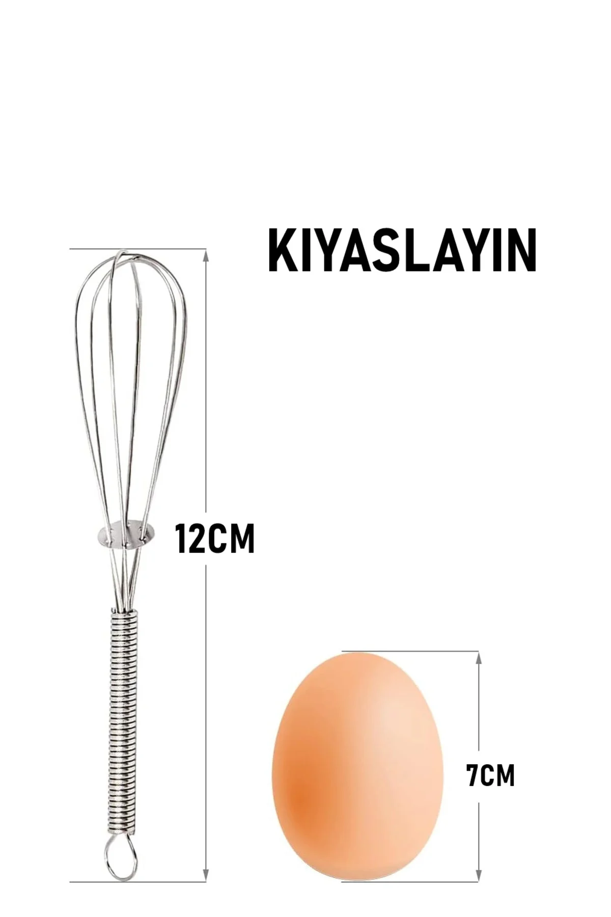 Mini Çırpıcı Çelik 6 Adet - Görsel 2